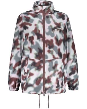 KENZO Technical Fabric Hooded Jacket - Multicolour