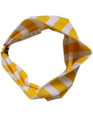 Dolce & Gabbana Dolce & Gabbana And Striped Headband - Yellow