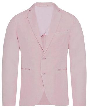 Orlebar Brown Ullock Gd Cotton Linen-276055-Conch, Clothing - Pink