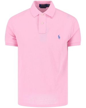 Polo Ralph Lauren Logo Polo Shirt - Pink
