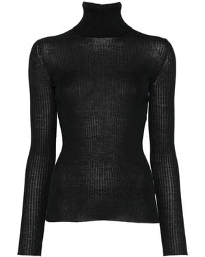 Mrz Wool Turtle-Neck Jumper - Black