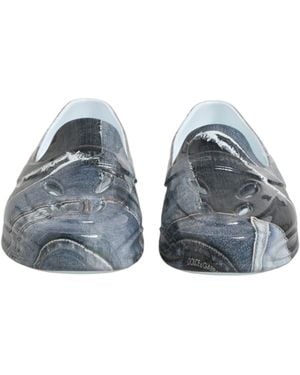 Dolce & Gabbana Rubber Low Top Trainers Shoes Tb+Tu - Blue