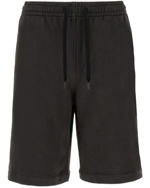 Isabel Marant Slate Cotton Blend Mahelo Bermuda Shorts - Black