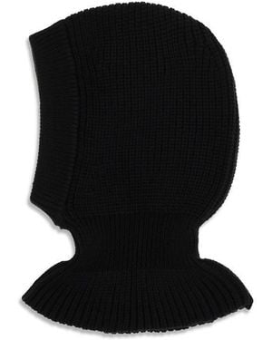 Lemaire Black Wool Oves Aries Hat