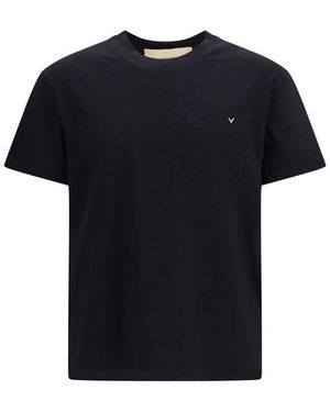 Valentino Garavani Cotton T-Shirt - Black
