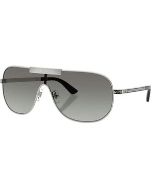 Versace Sunglasses Shield Full Rim, Frame And Gradient Lens Ve2293100011 - Gray