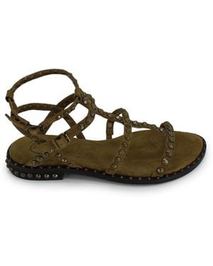 Ash Flat Shoes Leather - Green