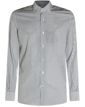 Mazzarelli Shirts _100 Co - Grey