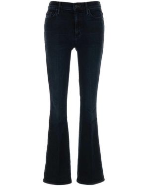 Mother Midnight Stretch Denim The Weekender Jeans - Blue