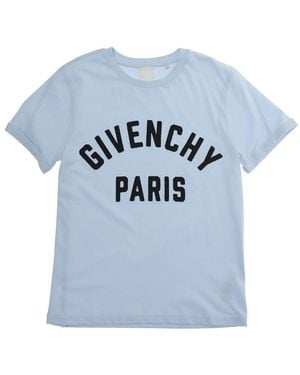 Givenchy Kids T-Shirt Cotton T-Shirts - Blue