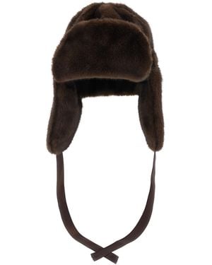 Le Plain Hat Fur - Black