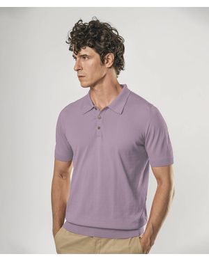 Larusmiani Sea Island Polo Amalfi Basic Light Kintwear - Purple