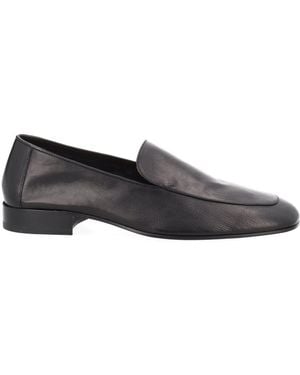 Dries Van Noten Classic Leather Loafers For - Grey