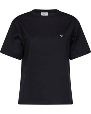 Weekend by Maxmara T-Shirt Wkdvenaco Cotton T-Shirts & Jerseys - Black