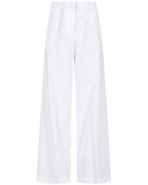 Aspesi Cotton Blend Trousers - White