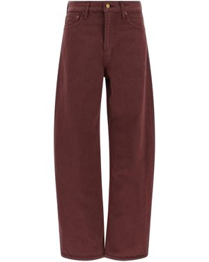 B Sides Leroy Mid Relaxed Bow Jeans Cotton - Red