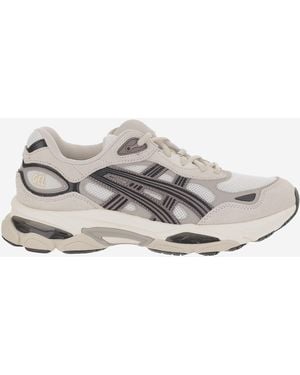 Asics Sneakers Gel-Nyc 12.1 Leather And Textile Sneakers - Gray
