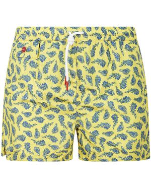 Kiton Swimsuit Swimwear - Yellow