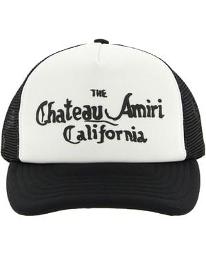 Amiri Chateau Foam Trucker Cap Cotton Hat - Black