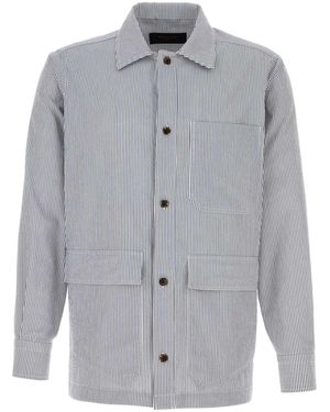Paltò Embroidered Polyester Blend Giovanni Shirt - Grey