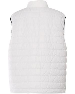Fay Padded Zip Vest Jacket - White