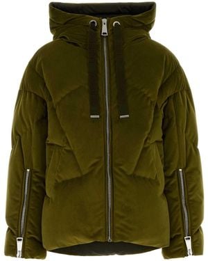 Khrisjoy Velvet Milano Down Jacket - Green