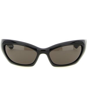 Balenciaga 'Racer' Sunglasses - Grey