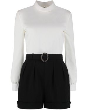 Saint Laurent Aint Laurent Viscose Jumpsuit - White