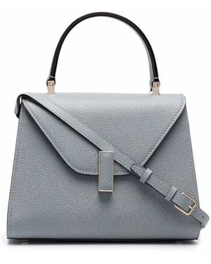 Valextra Iside Mini Accessories Bag - Grey