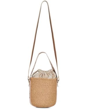 Chloé Chloé Woody Small Basket Bag - Natural