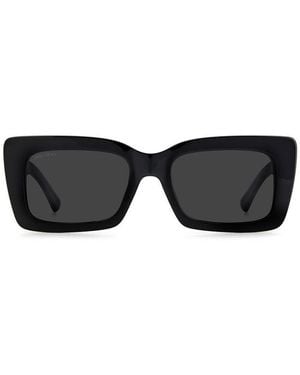 Jimmy Choo Vita-S Celluloid Occhiali Sole - Black