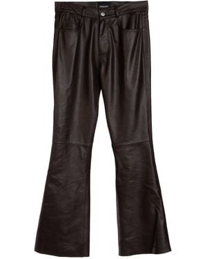 Simonetta Ravizza Lamb Leather Pants - Black