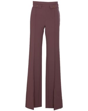 Elisabetta Franchi Trousers - Purple