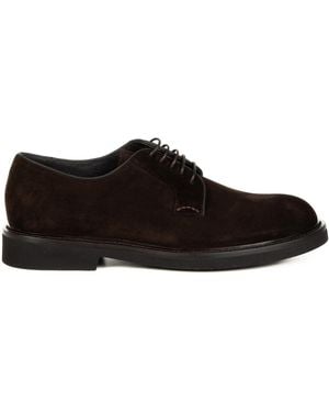 Neil Barrett Flat Shoes Suede - Black