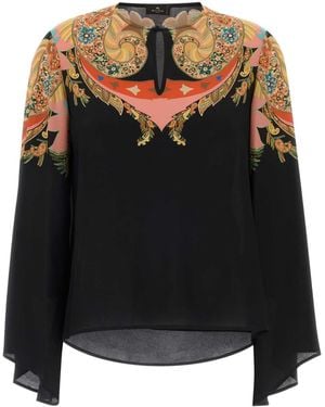 Etro Crepe Blouse - Black