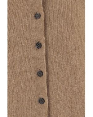 KHAITE Sweater Stretch Wool And Cashmere - Natural