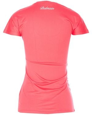 Balmain T-Shirts And Polos Cotton - Pink