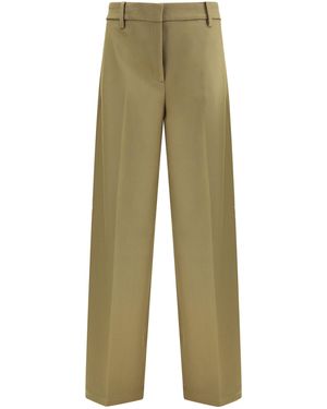 True Royal Virgin Wool Trousers - Green