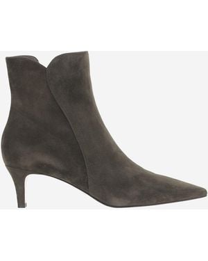 Gianvito Rossi Court Shoes Levy Suede - Grey