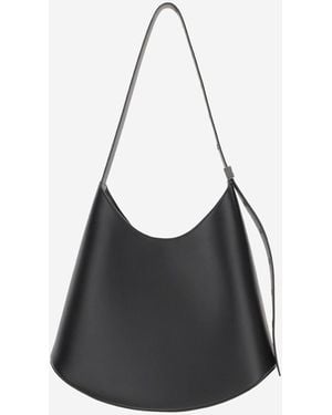 【送料&関税込】Jil Sander Two-tone Canvas And Leather Mediu Jil Sander Border Medium Canvas And Leather Tote Bag | Lyst