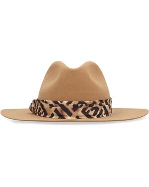 Fendi Hat Made Of Wool Felt - Brown