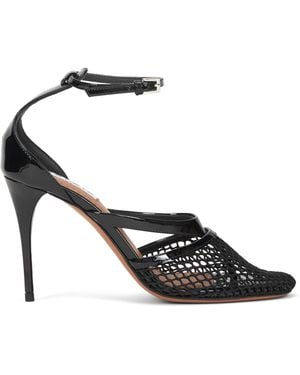 Alaïa High-Heeled Leather Pumps Calfskin - Black