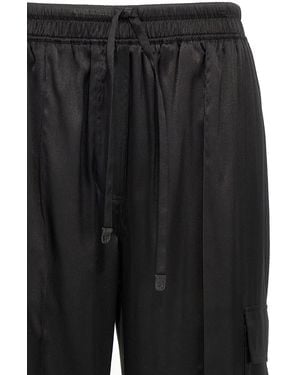 【関税＆送料込み】Tom Ford Cargo Silk Pants Tom Ford Cargo Silk Pants in Black | Lyst