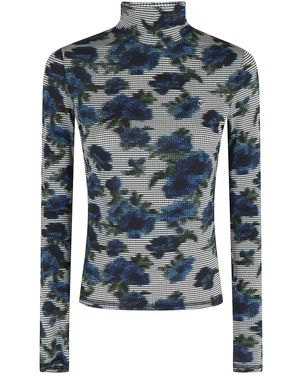 Coperni Second Skin Turtleneck - Blue