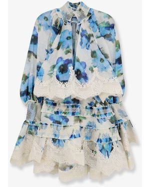 Zimmermann Mini Dress Alchemy - Blue