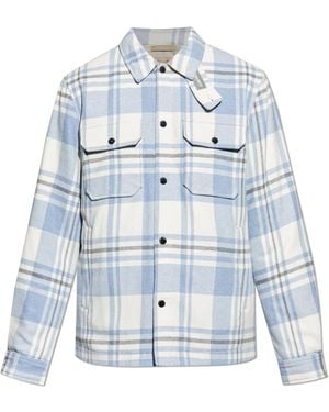Woolrich Checked Pattern Shirt - Blue