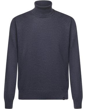 Fay Sweaters Virgin Wool - Blue