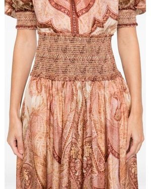 Zimmermann Wanderlust Silk Maxi Skirt - Multicolor