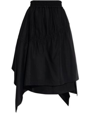 Y-3 Skirt With Stitching - Black
