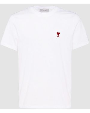 Ami Paris T-Shirts And Polos _Co - White